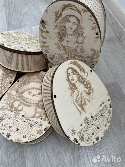 Коробочки шкатулки для новогодних подарков