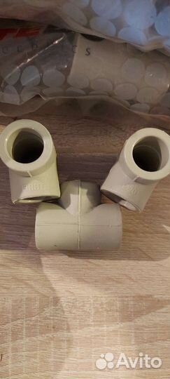 Фитинги, муфты полипропилен серый