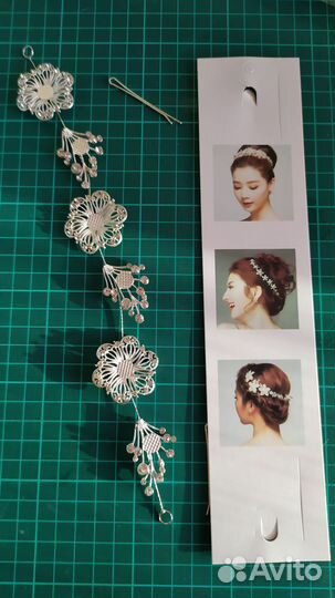 Аксессуар для волос (ободок) 23 см на невидимках