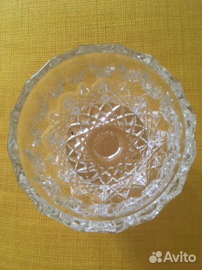 Хрустальная ваза СССР Конфетница