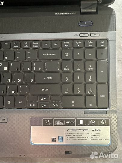 Продам ноутбук acer