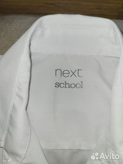 Рубашка белая next 134