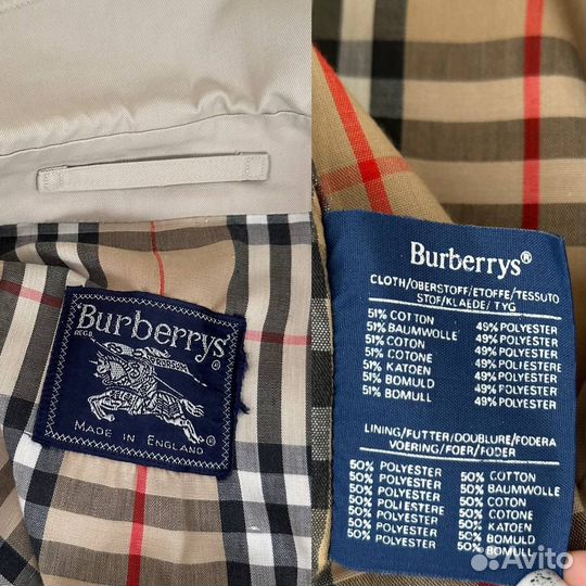 Burberry тренч плащ оригинал винтаж vintage