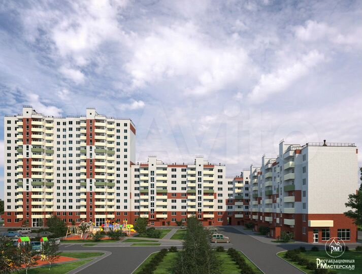 1-к. квартира, 42,6 м², 8/9 эт.