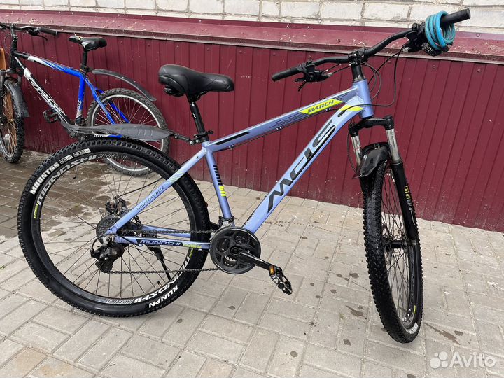 Велосипед MDS серый, колесо 27,5, Рама 19