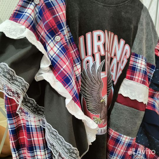 Рубашка пэчворк