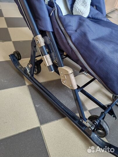 Детские санки коляска Ника 7.8