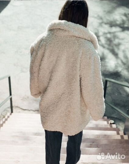 Шуба тедди zara