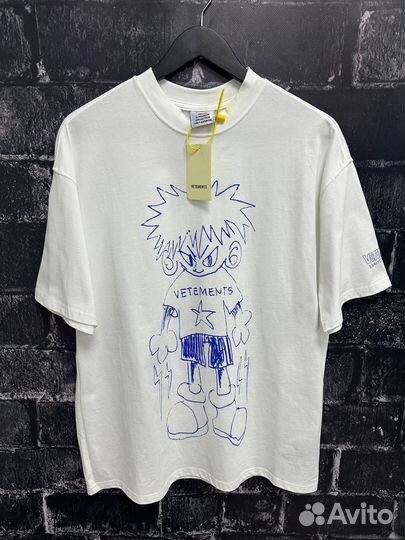 Футболка vetements белая limited