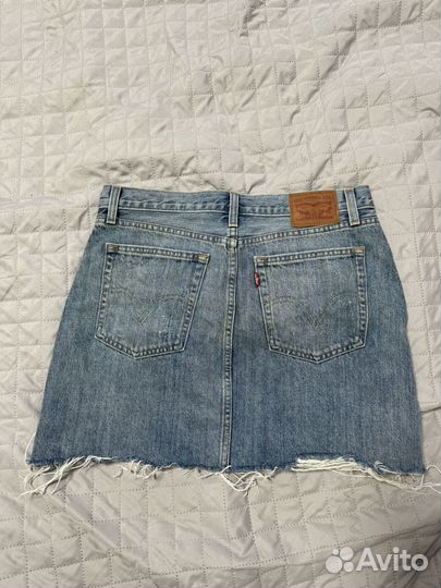Джинсовая юбка levis