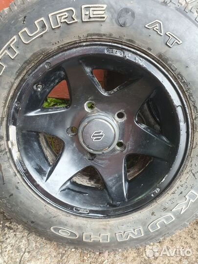 Диски suzuki R15 с резиной kumho AT