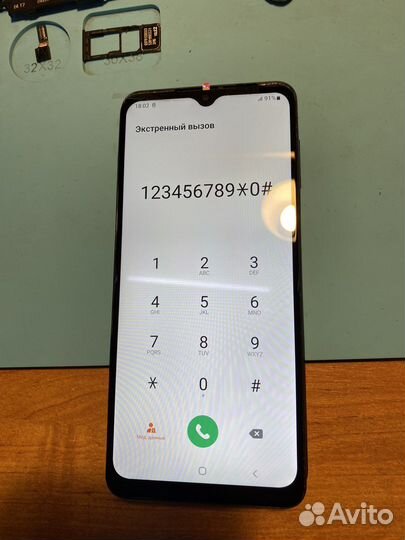 Дисплей для samsung m127f (m12)