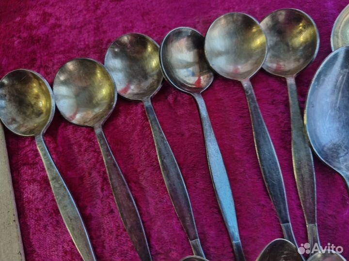 Мельхиоровые ложки. Цена за 1 предмет