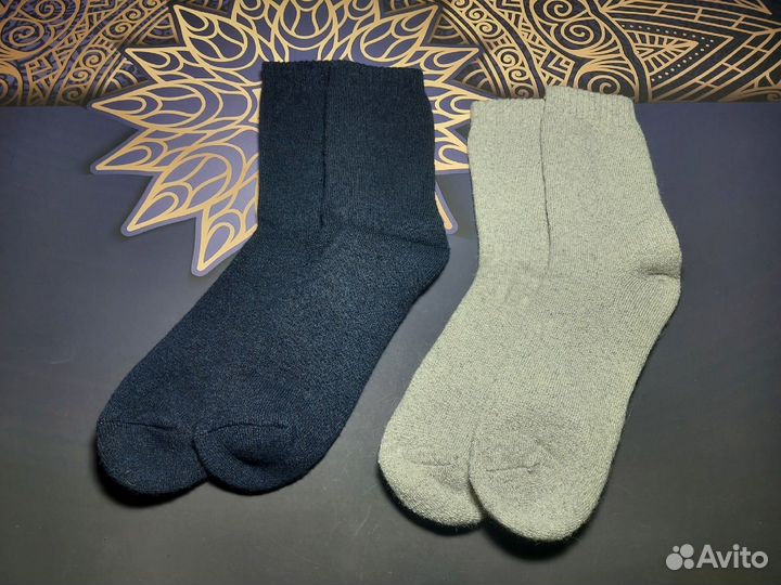 Мужские носки из собачьей шерсти