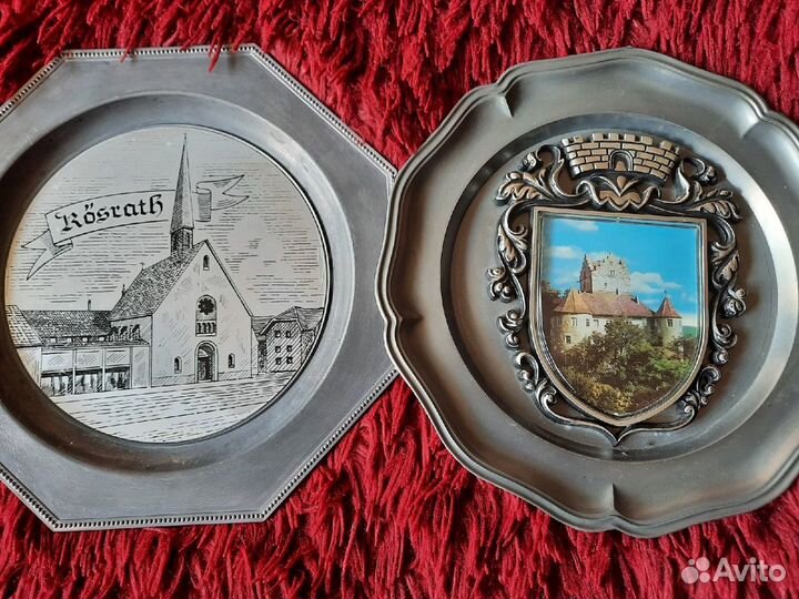 Оловянные тарелки Достопримечательности Германии