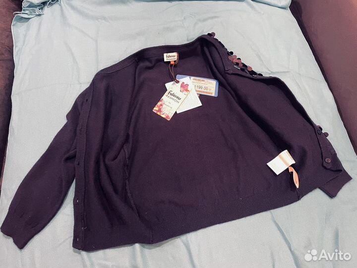 Кардиган для девочки 122 размер, новый