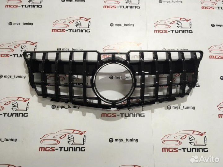 Решетка на Mercedes GLK 08-12 GT Black Без звезды