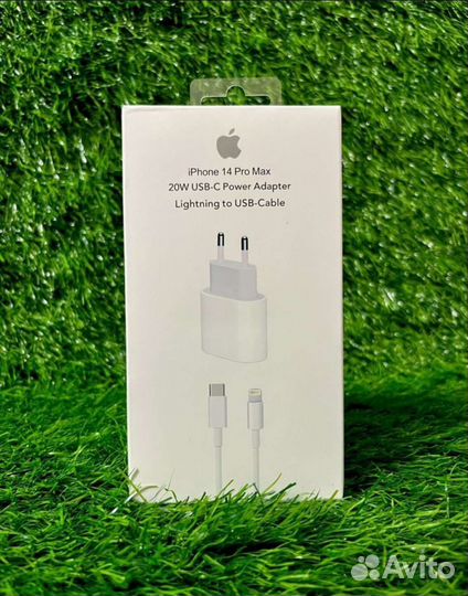 Зарядка на iPhone 20w качество оригинал, новая