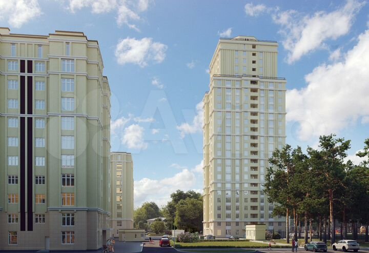 2-к. квартира, 64 м², 4/10 эт.