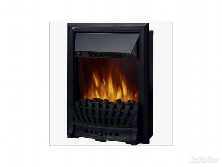 Декоративный камин с эффектом огня Медальон Ирисы