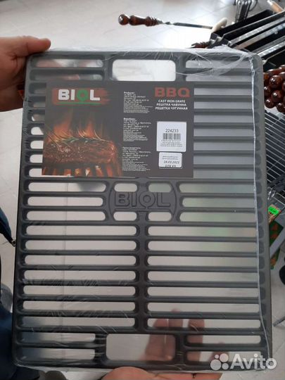 Чугунная решетка гриль 4225