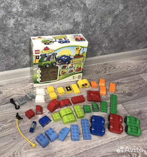 Lego дупло 10552 машинки трансформер