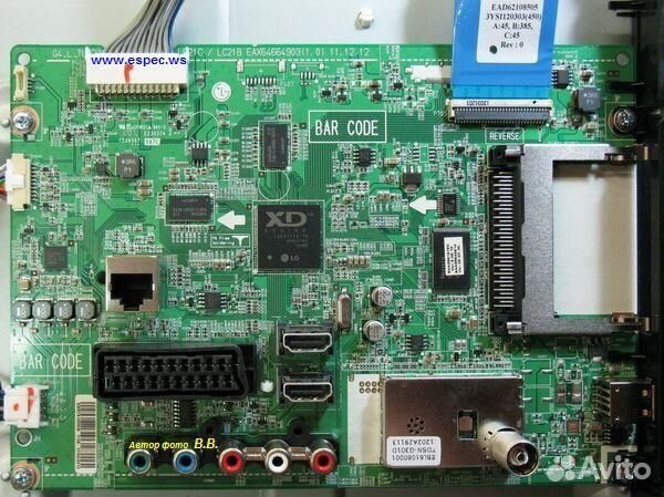 Электронные блоки тв LG 32CS460-ZA