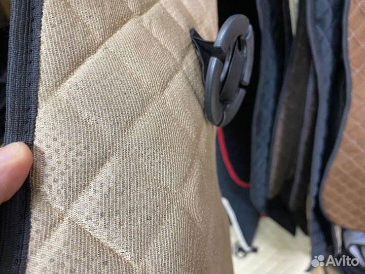 Накидки на сиденья алькантара коричневая