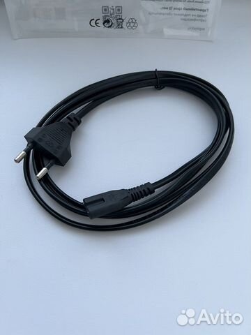 Кабель питания 2 pin С7 «восьмёрка»
