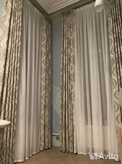 Навеска, глажка, отпаривание, укладка штор