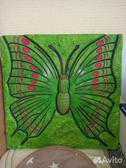 Декор из гипса бабочка