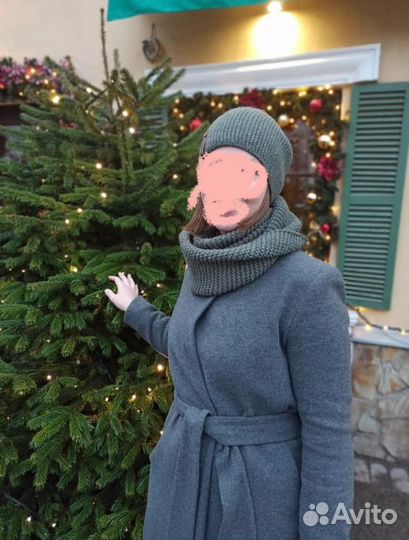 Шапка и снуд женские комплект