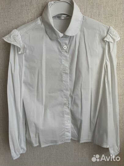Рубашки для девочки белые цена за 2 шт
