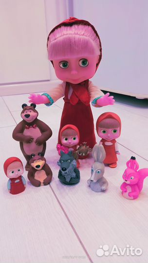 Кукла Маша Медведь,пальчиковый театр