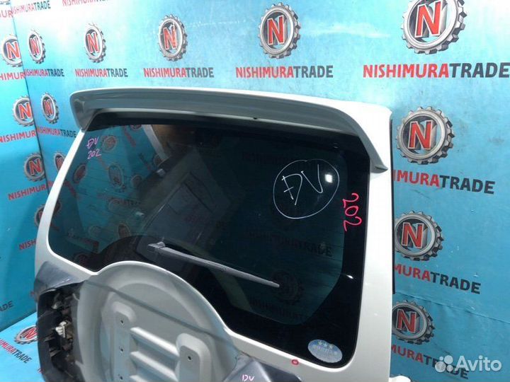 Дверь багажника Mitsubishi Pajero V87W 6G75 №202