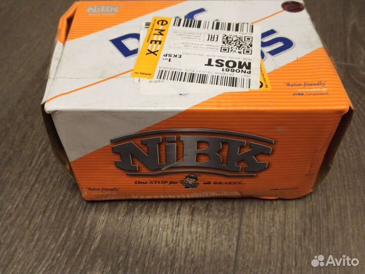 Тормозные колодки передние nibk