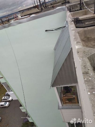 Установка крыш балконов. Монтаж и ремонт козырьков