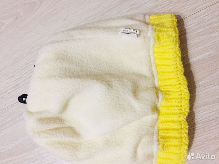 Зимний комплект шапка и шарф для девочки