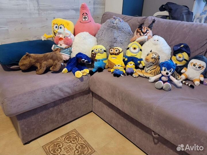 Капибара, миньоны, котики, шлепа, губка Боб, тигр