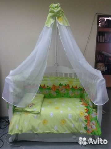 Комплект в кроватку Комбинированный 7 предметов