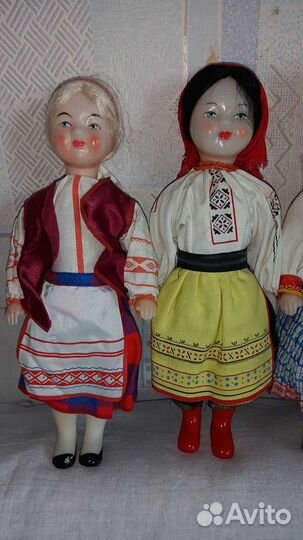 Куклы СССР в национальных костюмах