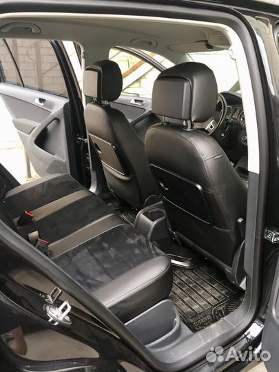 Авточехлы с алькантарой на Tiguan 1 от Автопилот