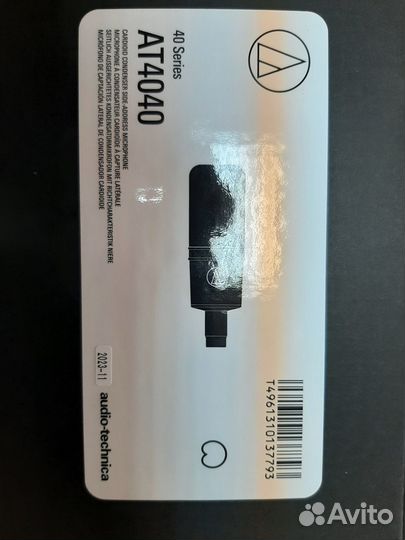 Audio technica AT4040 конденсаторный микрофон
