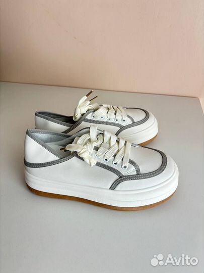 Новые кеды белые женские 36