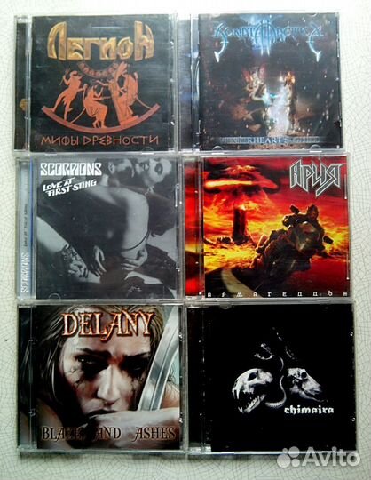 Фирменные и редкие CD (тяжёлый рок )