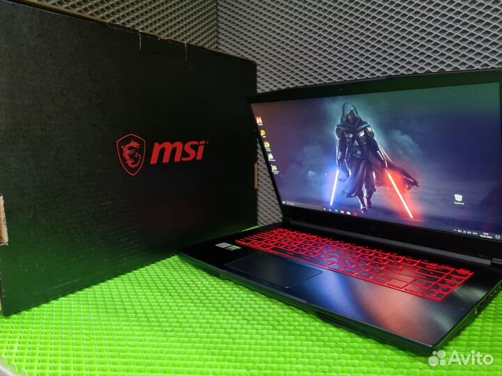 Ноутбук Игровой MSI i5 10200/16Gb/RTX 3060 6Gb
