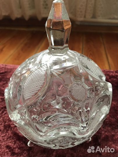 Ваза хрустальная