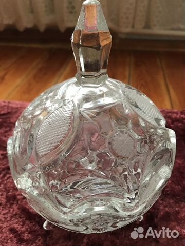 Ваза хрустальная