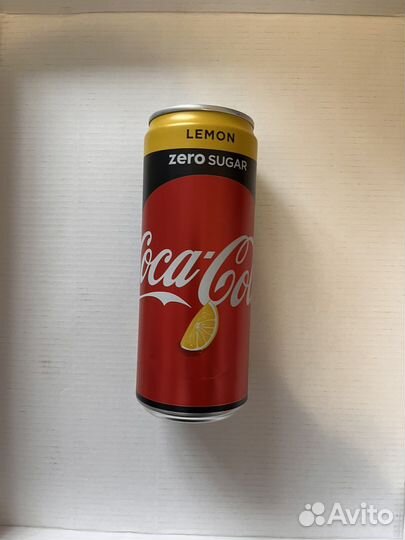 Банка Coca Cola zero lemon - Сербия