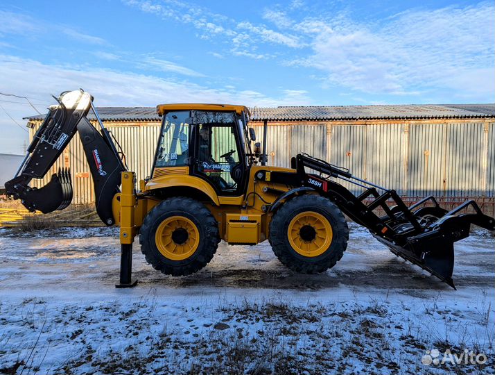 Экскаватор-погрузчик Shanmon 388H, 2025